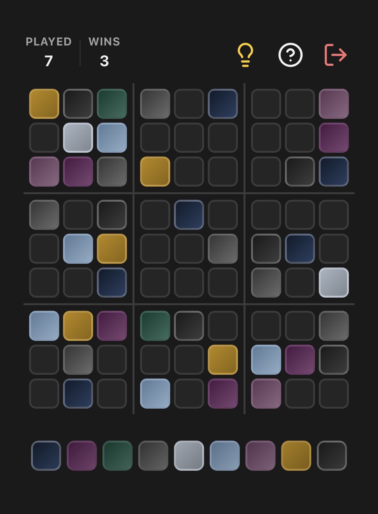 Colorful theme